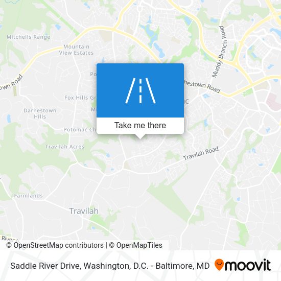 Mapa de Saddle River Drive