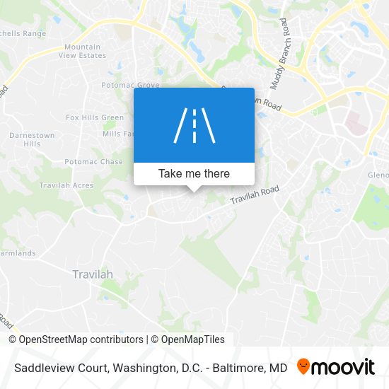 Saddleview Court map