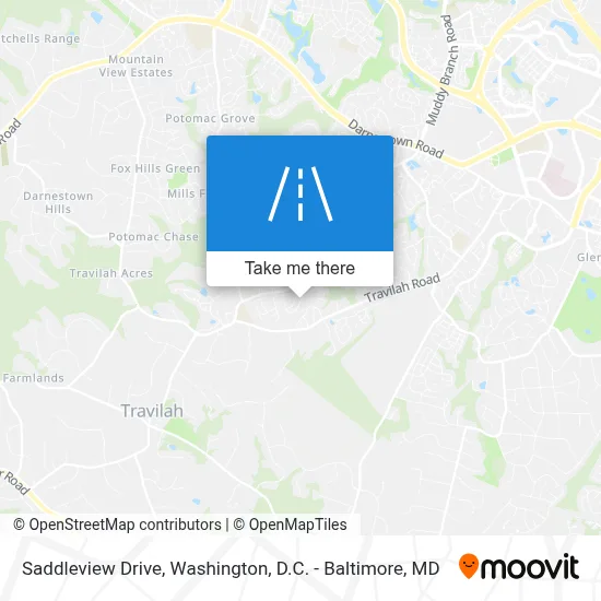 Saddleview Drive map