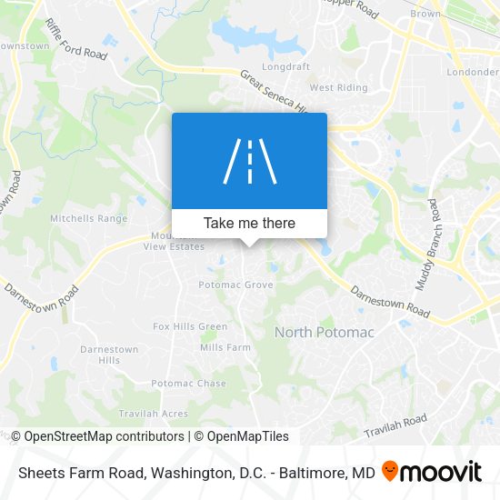 Mapa de Sheets Farm Road
