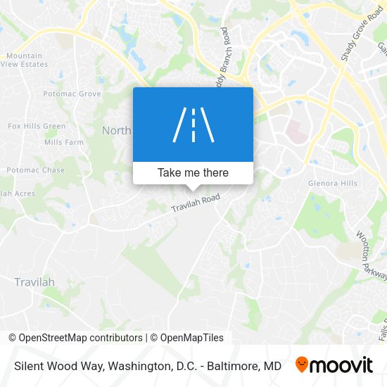 Silent Wood Way map