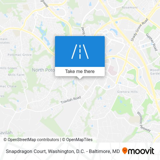 Mapa de Snapdragon Court