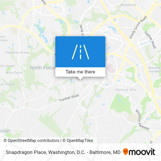 Snapdragon Place map