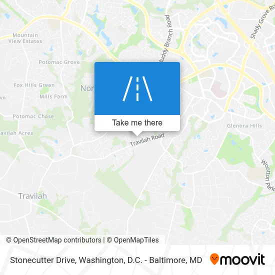 Stonecutter Drive map