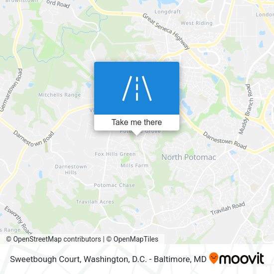 Sweetbough Court map
