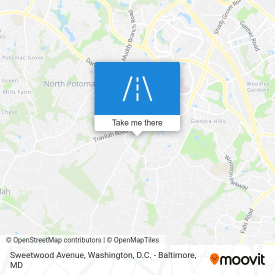 Mapa de Sweetwood Avenue