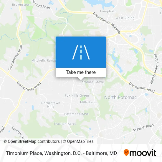 Timonium Place map