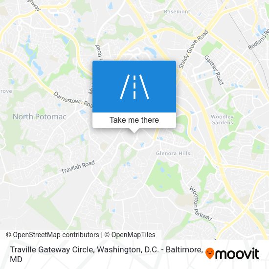 Traville Gateway Circle map