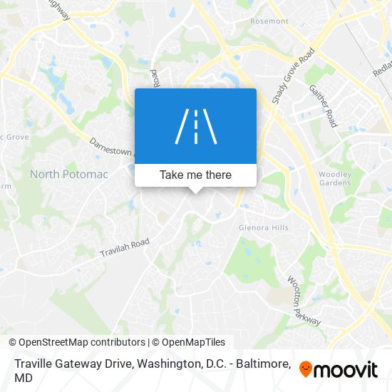 Traville Gateway Drive map