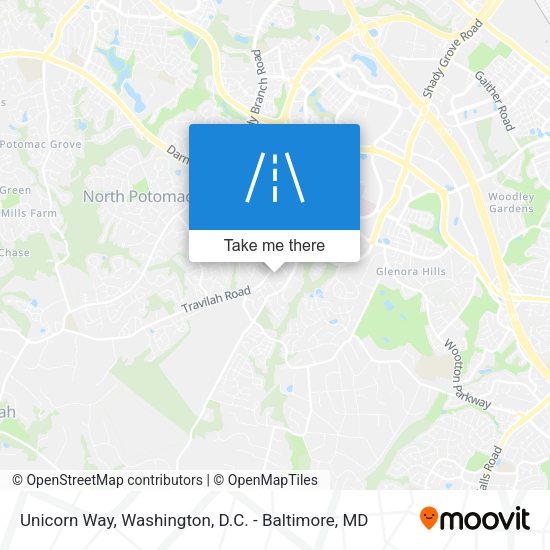 Unicorn Way map