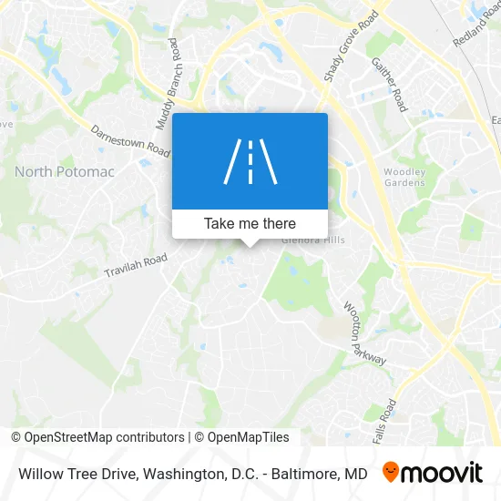Willow Tree Drive map