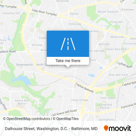 Mapa de Dalhouse Street