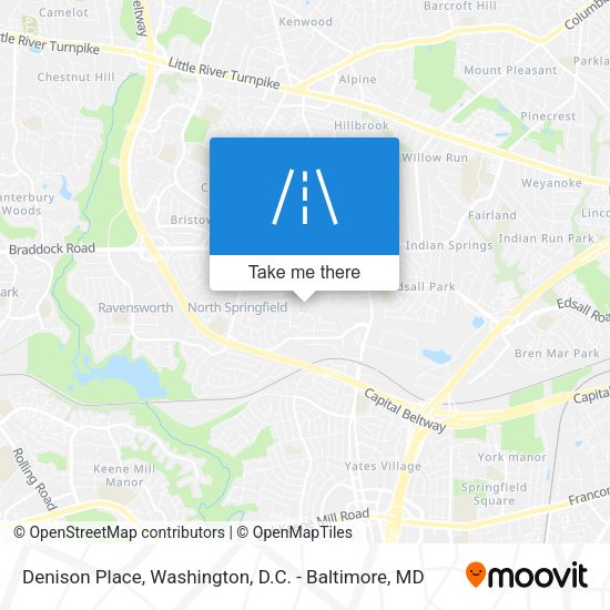 Mapa de Denison Place