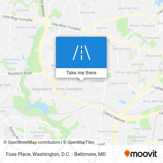 Foxe Place map