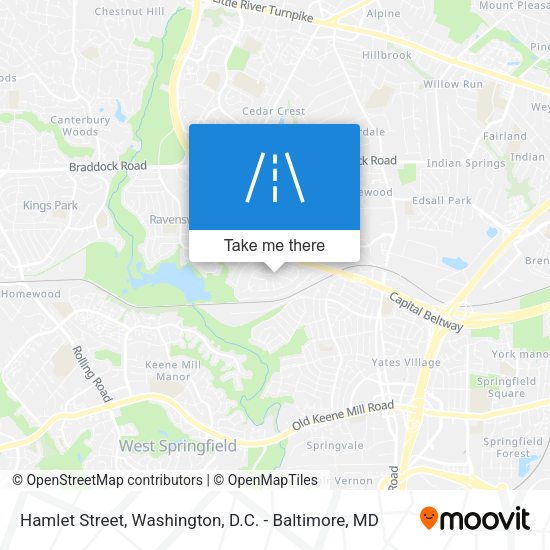 Hamlet Street map