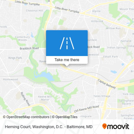 Heming Court map