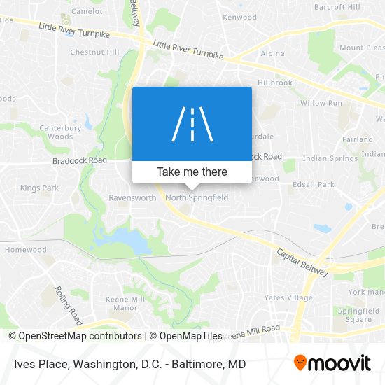 Mapa de Ives Place