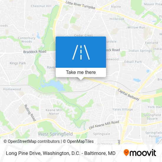 Long Pine Drive map