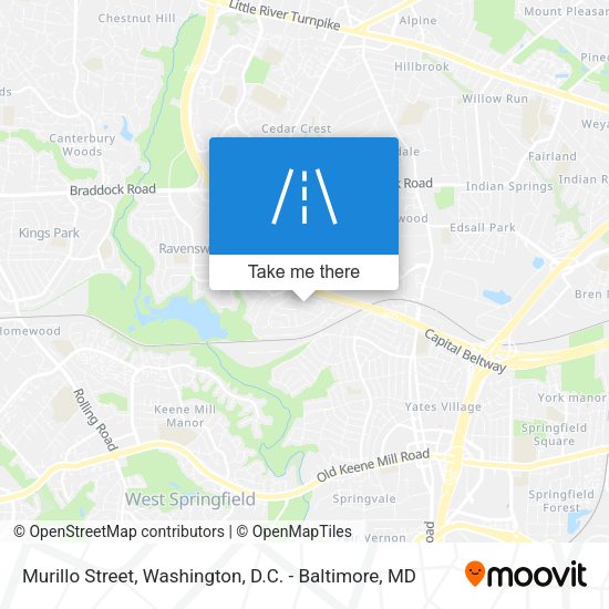 Murillo Street map