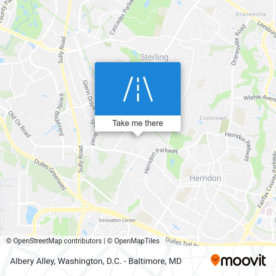 Albery Alley map
