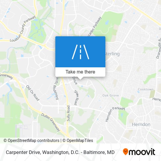 Mapa de Carpenter Drive