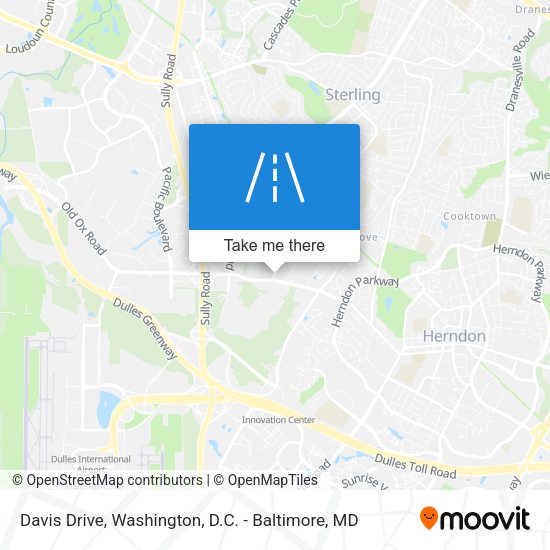 Davis Drive map