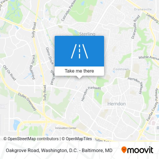 Mapa de Oakgrove Road