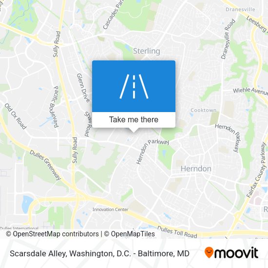 Mapa de Scarsdale Alley