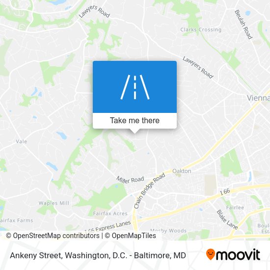 Ankeny Street map