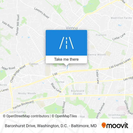 Baronhurst Drive map