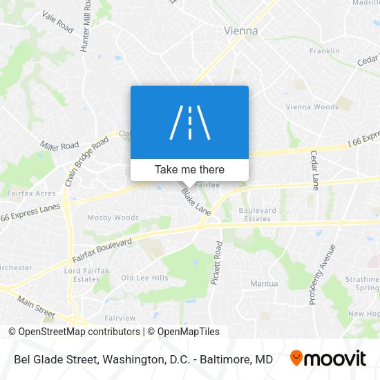 Mapa de Bel Glade Street