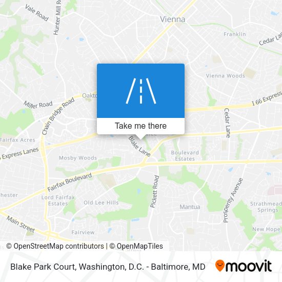 Blake Park Court map