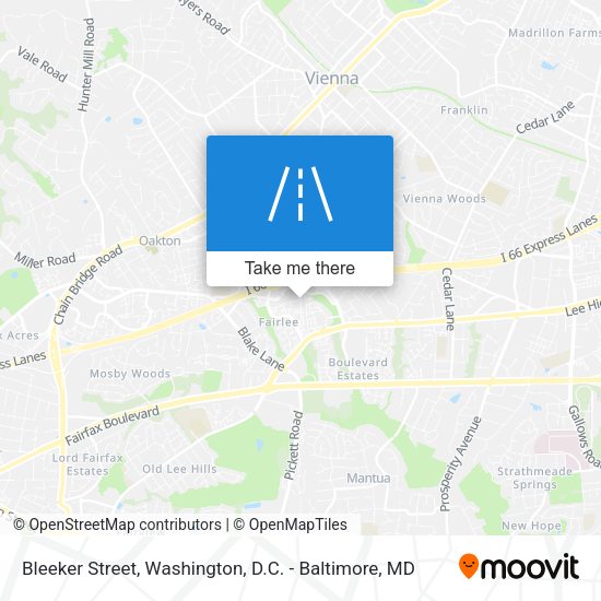 Bleeker Street map