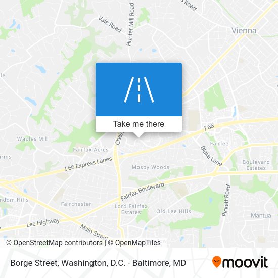 Borge Street map