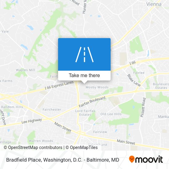 Bradfield Place map