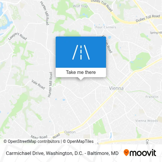 Carmichael Drive map