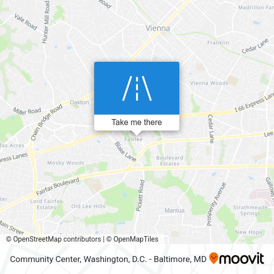 Mapa de Community Center