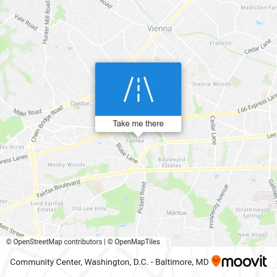 Community Center map