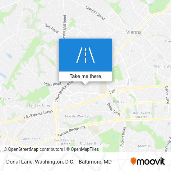 Donal Lane map