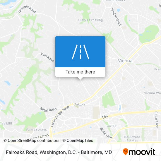 Fairoaks Road map
