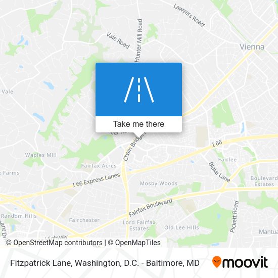 Mapa de Fitzpatrick Lane