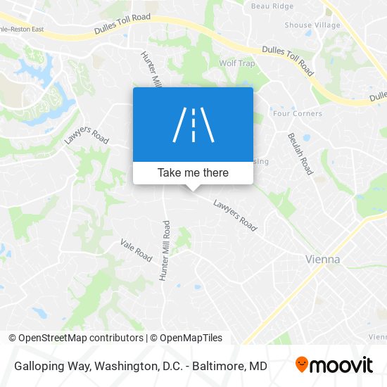 Mapa de Galloping Way