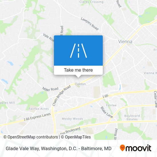 Glade Vale Way map