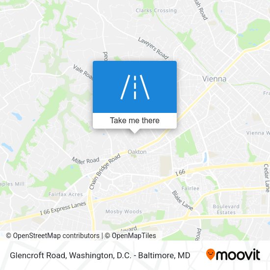 Glencroft Road map