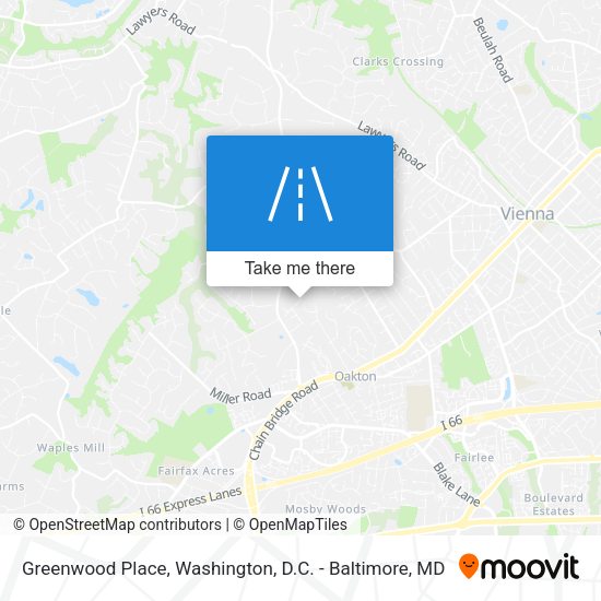 Mapa de Greenwood Place