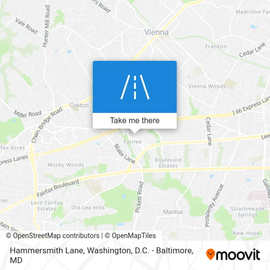 Hammersmith Lane map