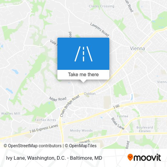 Ivy Lane map