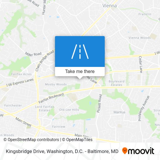 Mapa de Kingsbridge Drive