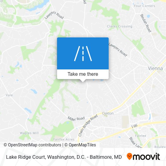Lake Ridge Court map