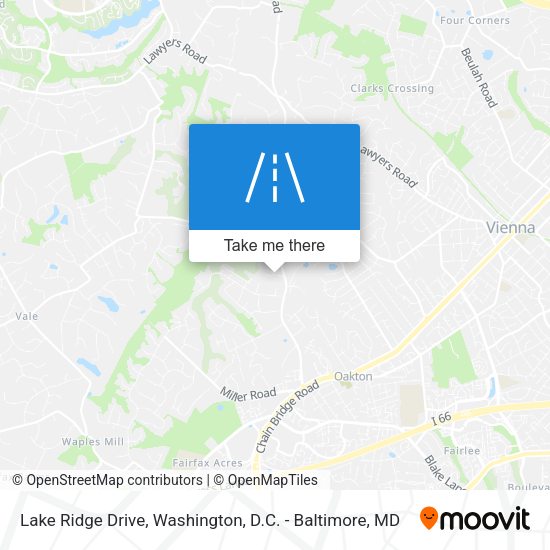 Mapa de Lake Ridge Drive